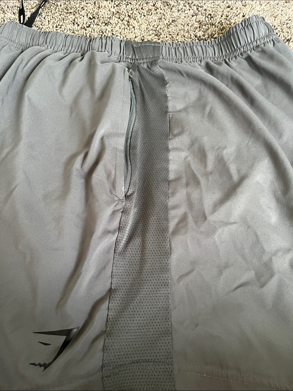 Gymshark Men's Dark Gray Athletic Shorts men’s medium. Good condition. - Picture 8 of 11